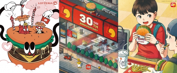 BOAT "30주년 불고기버거 파티", Critical Friends "고마워, 덕분에", TOTI "그때 그 시절" (왼쪽부터)
