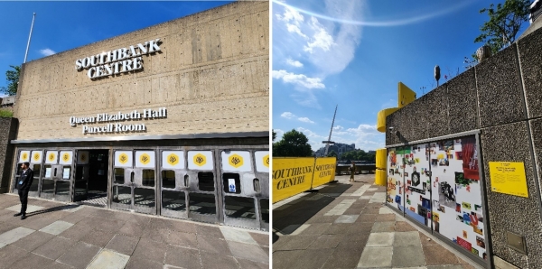 D&AD 행사장 입구 SOUTHBANK CENTRE