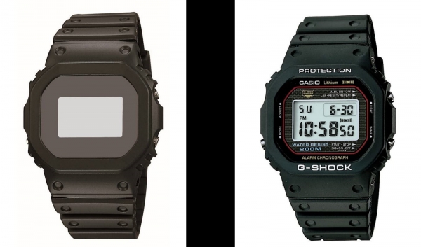 실루엣만 봐도 카시오 지샥의 아이덴티티가 느껴지지 않나요? / 자료 출처 CASIO