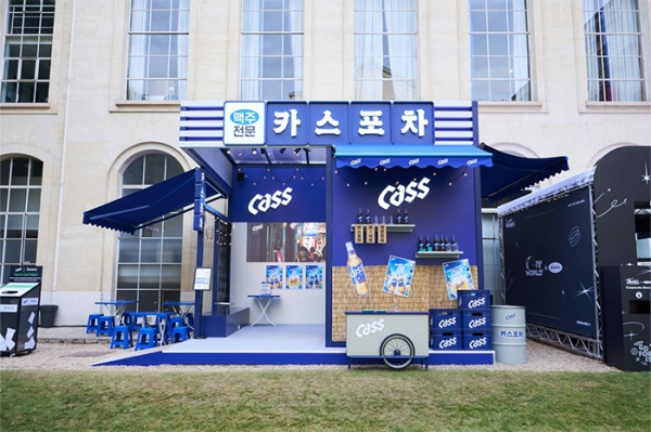 현재 파리에서 운영 중인 카스포차 / 자료 출처 오비맥주