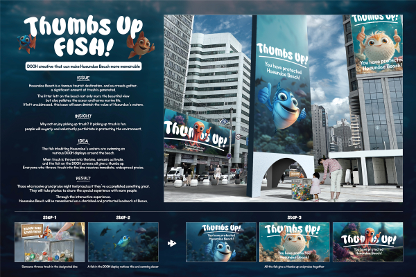 NEW STARS 2024 Gold Winner “Thumbs up fish”