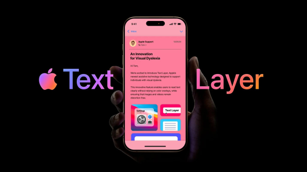 수상자들이 출품한 작품 'Text Layer'(텍스트 레이어) 이미지